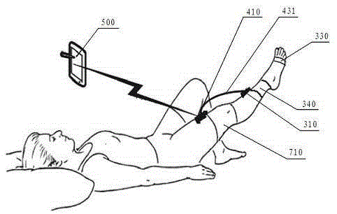 Wearable human achilles tendon information collection and monitoring system