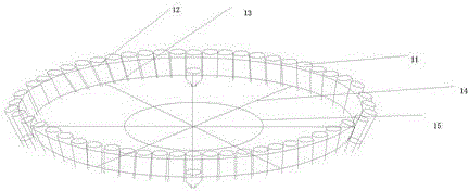 Method for producing ecological floating bed with waste plastic bottles