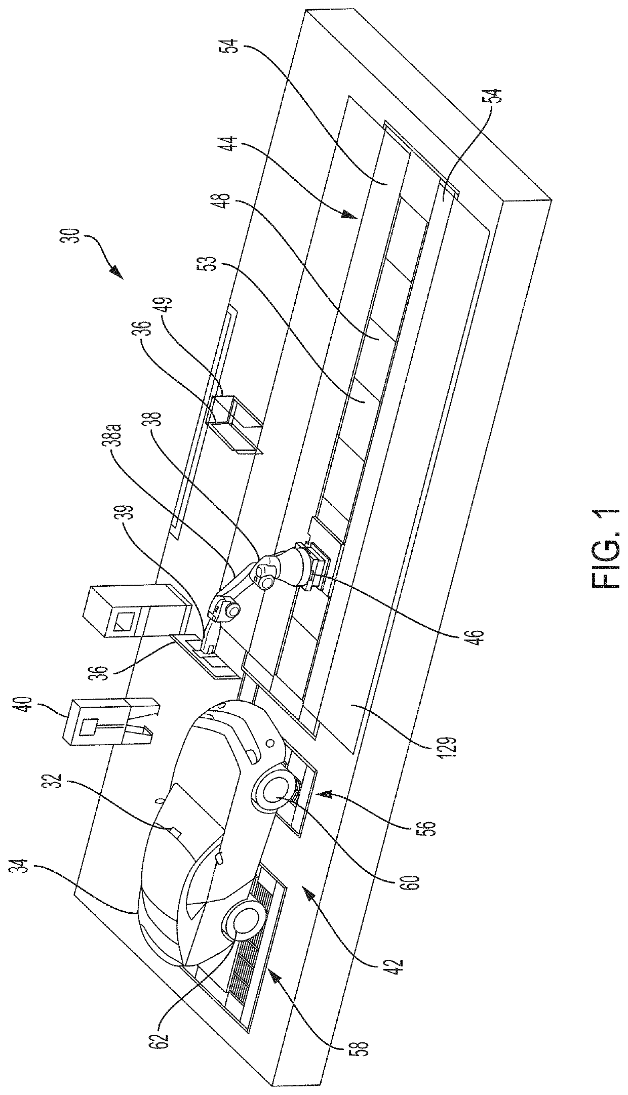 Robotic target alignment for vehicle sensor calibration