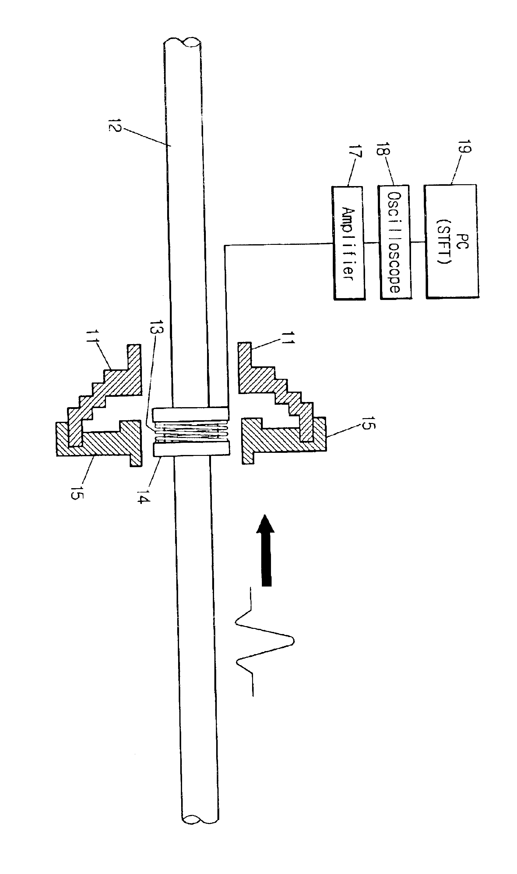 Methods and apparatus for measuring flexural wave and/or flexural vibration using a magnetostrictive sensor