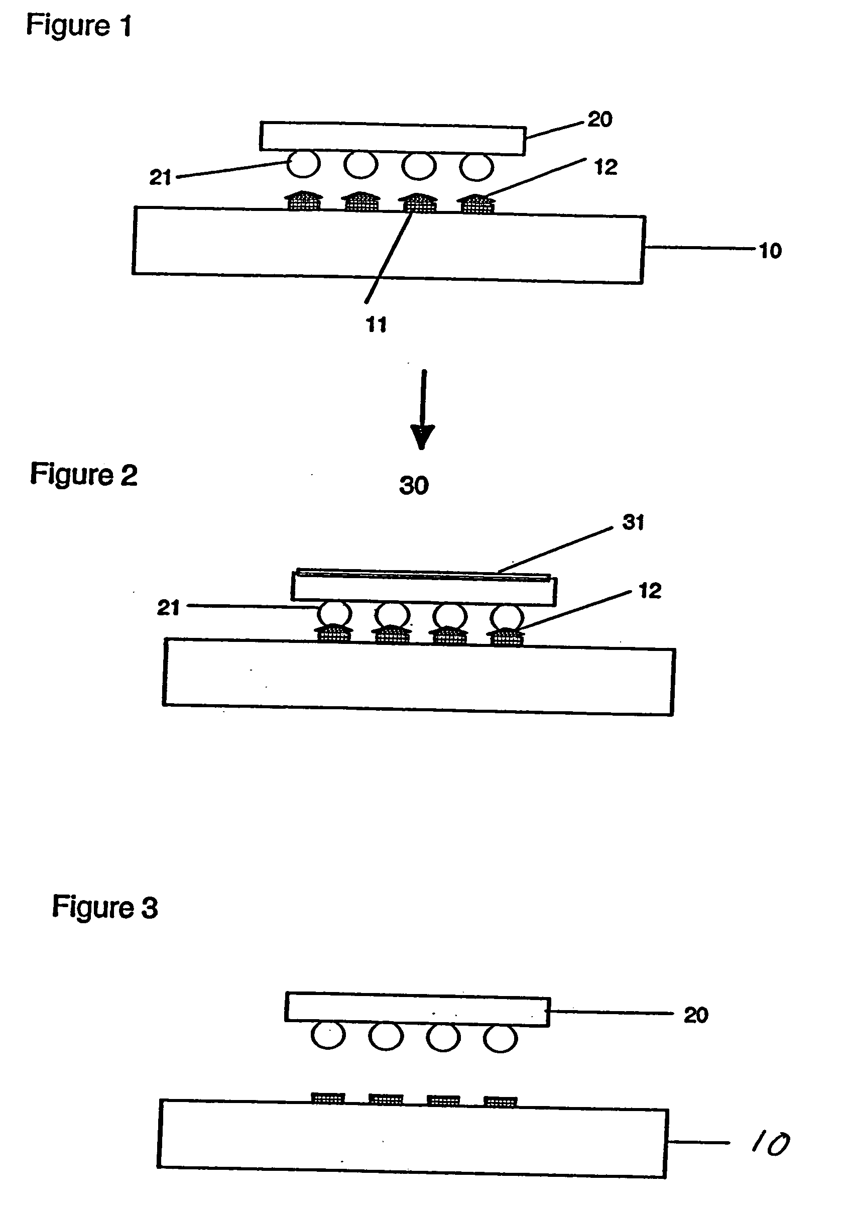 Temporary chip attach method using reworkable conductive adhesive interconnections