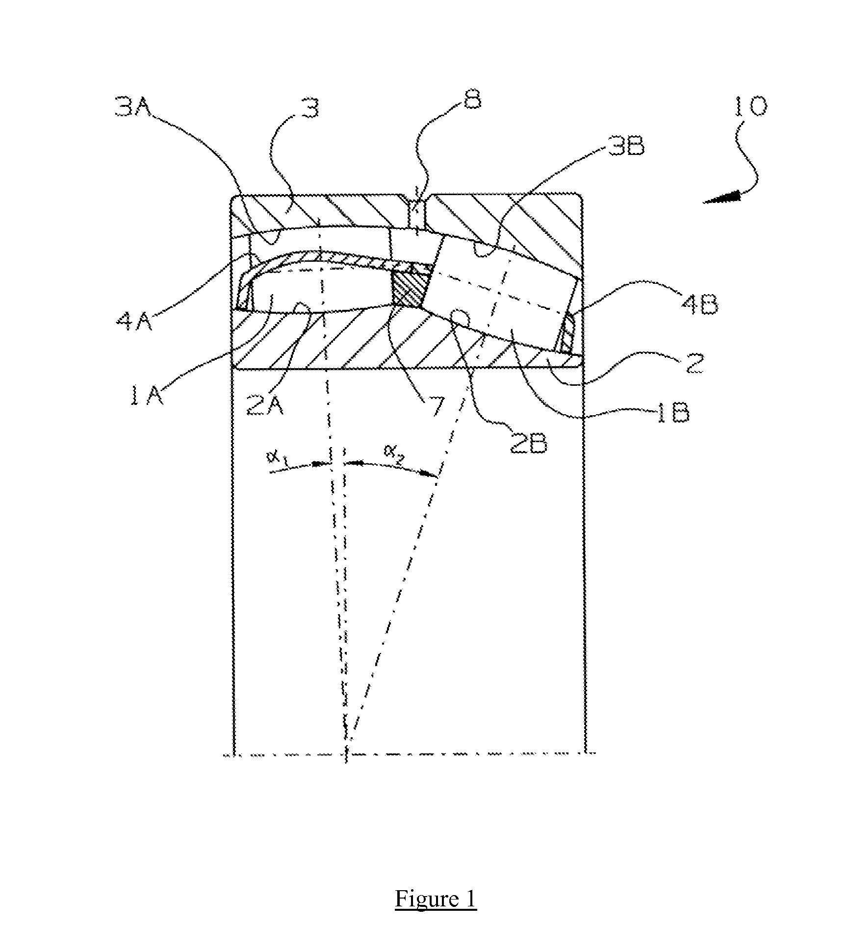 Roller bearing for wind turbines