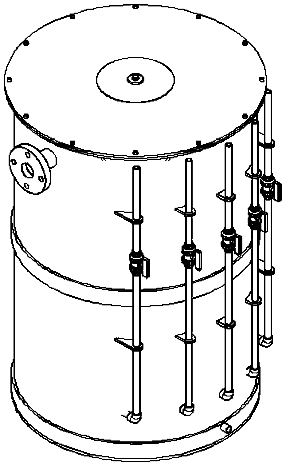 Intermittent siphon type biological filter for aquaculture