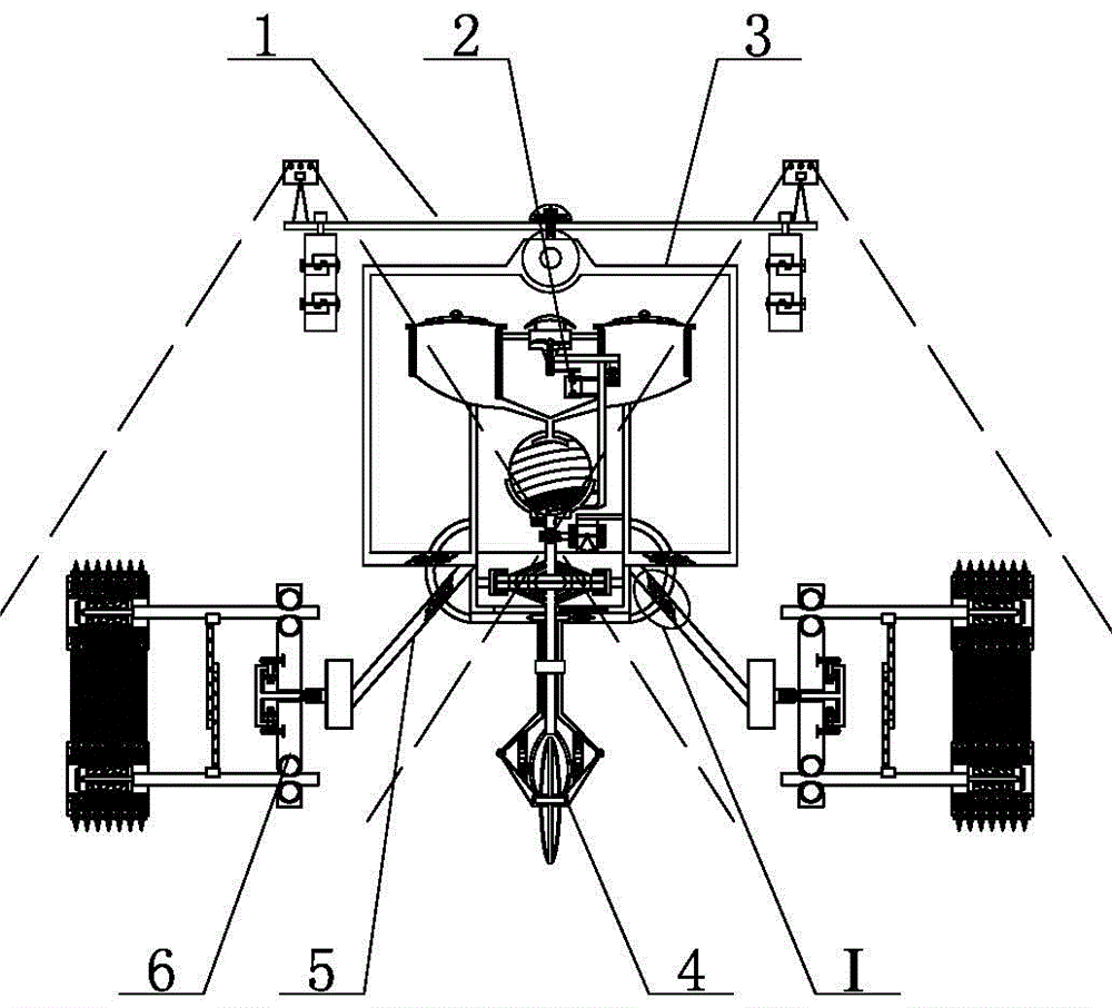 High-control premixing advancing type agricultural seeder