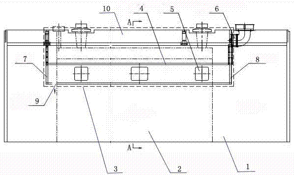 Power chamber sealing structure of dual-fuel locomotive