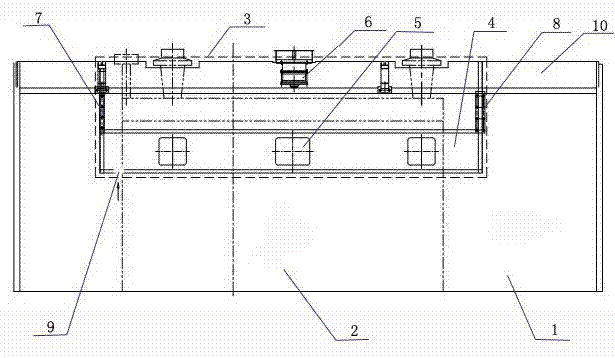 Power chamber sealing structure of dual-fuel locomotive