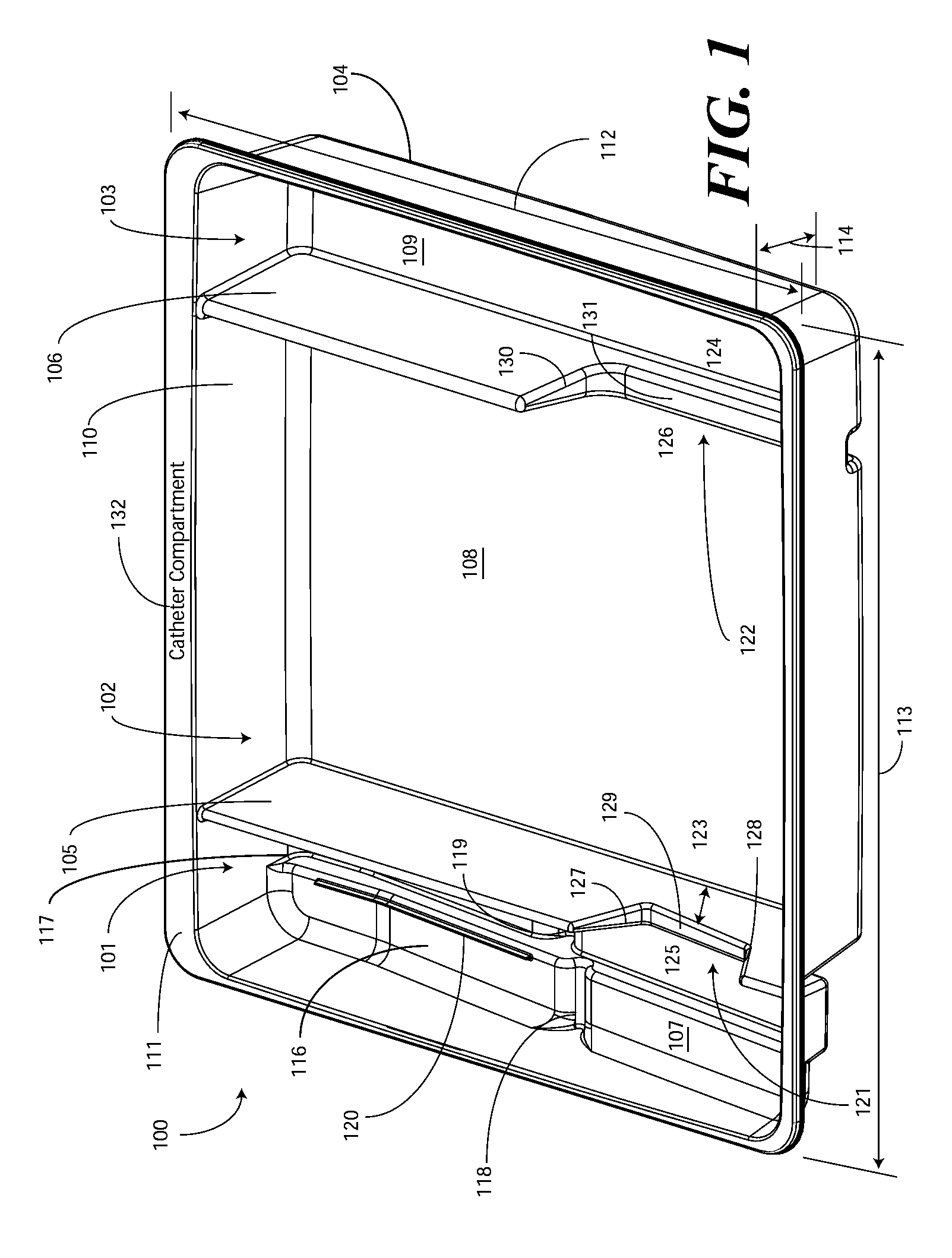Catheter tray, packaging system, instruction insert, and associated methods