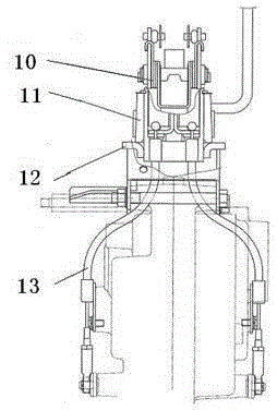 Steering clutch mechanism for field management machine