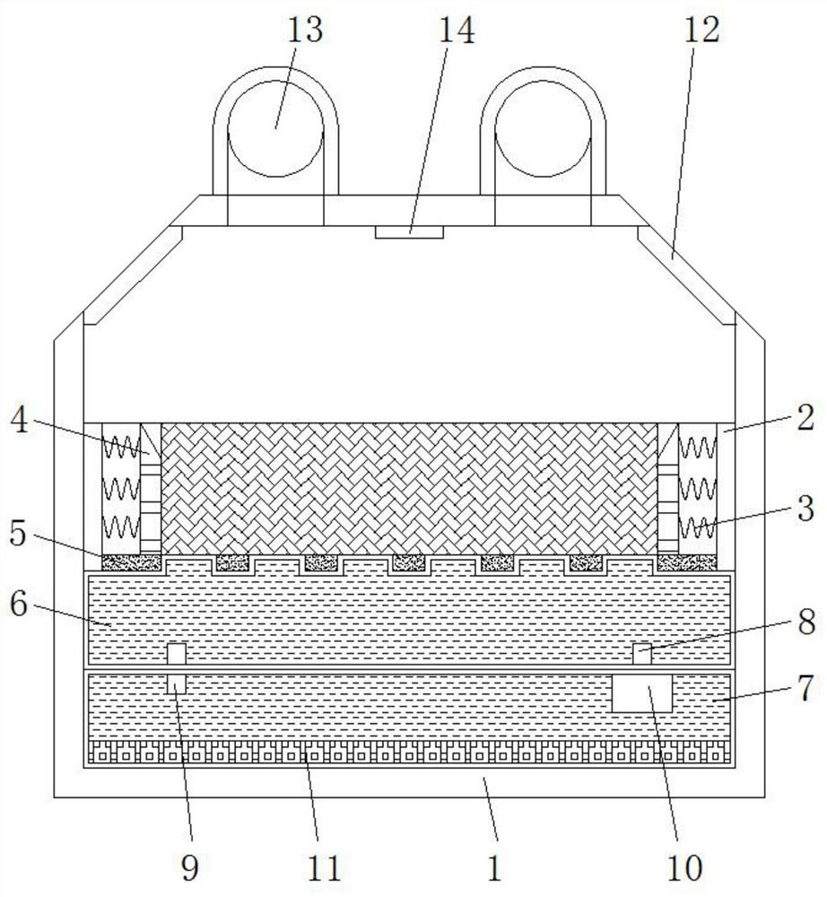 Rapid cooling device for injection mold