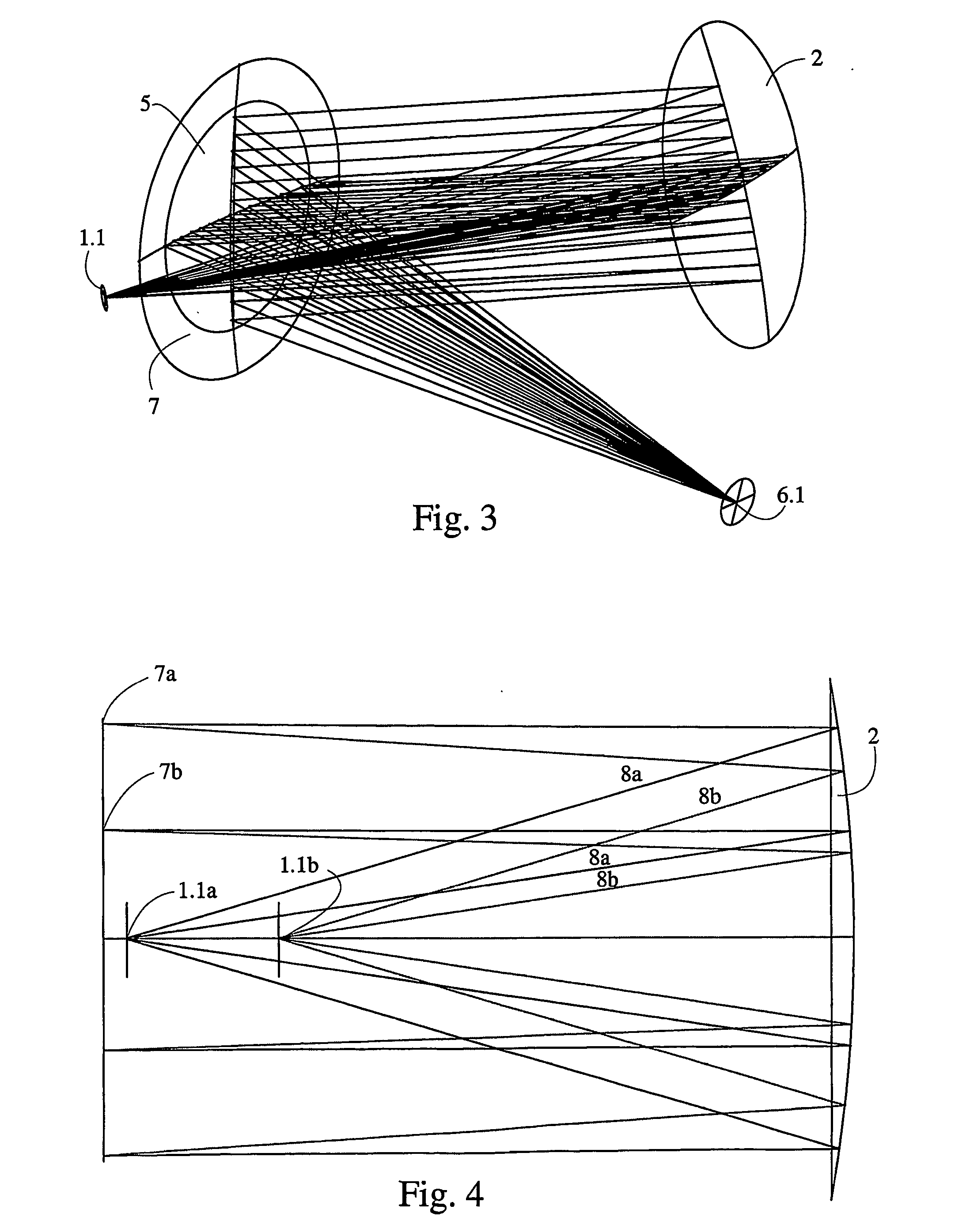 Conduction and correction of a light beam