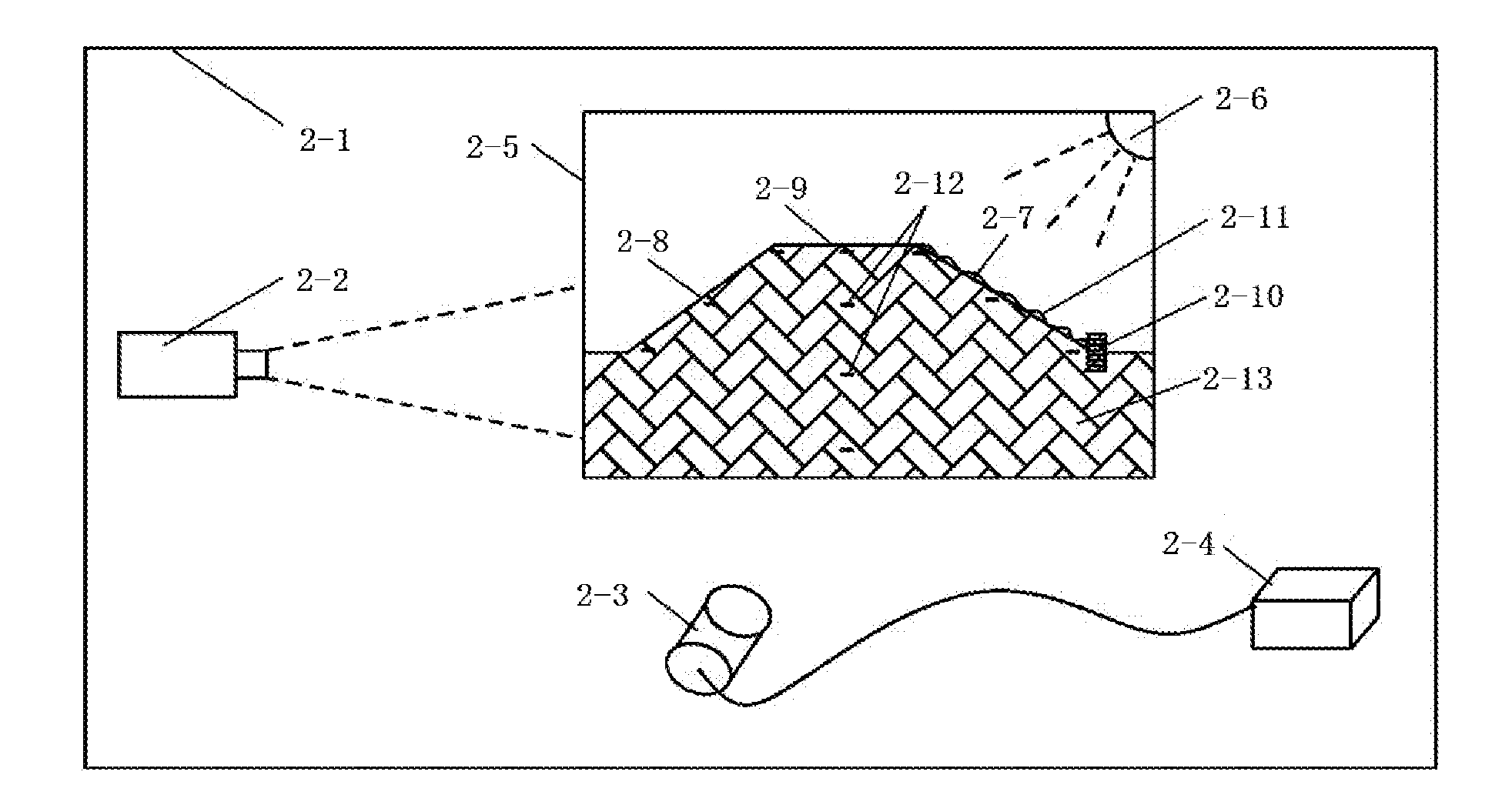 Transparent frozen soil and preparation method and application thereof