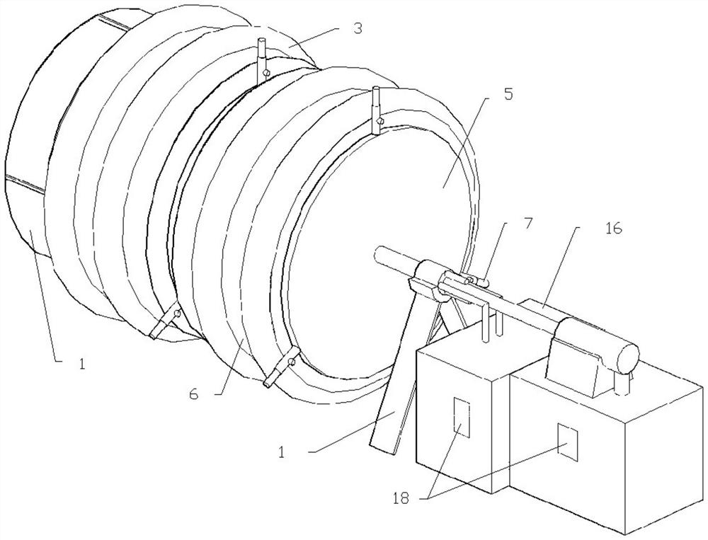 A coal mine roadway explosion-proof airtight air bag