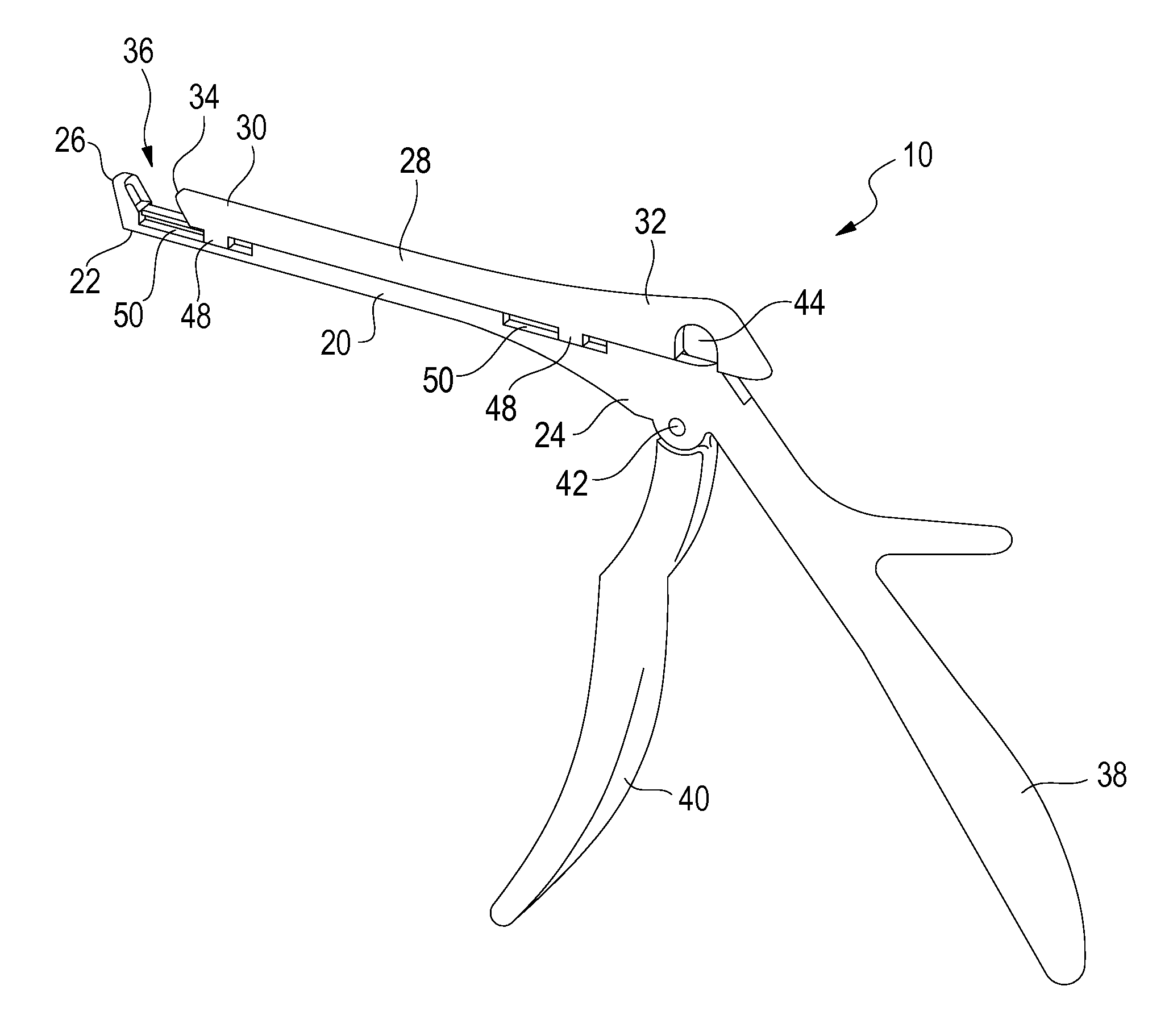 Surgical Rongeur Release Mechanism