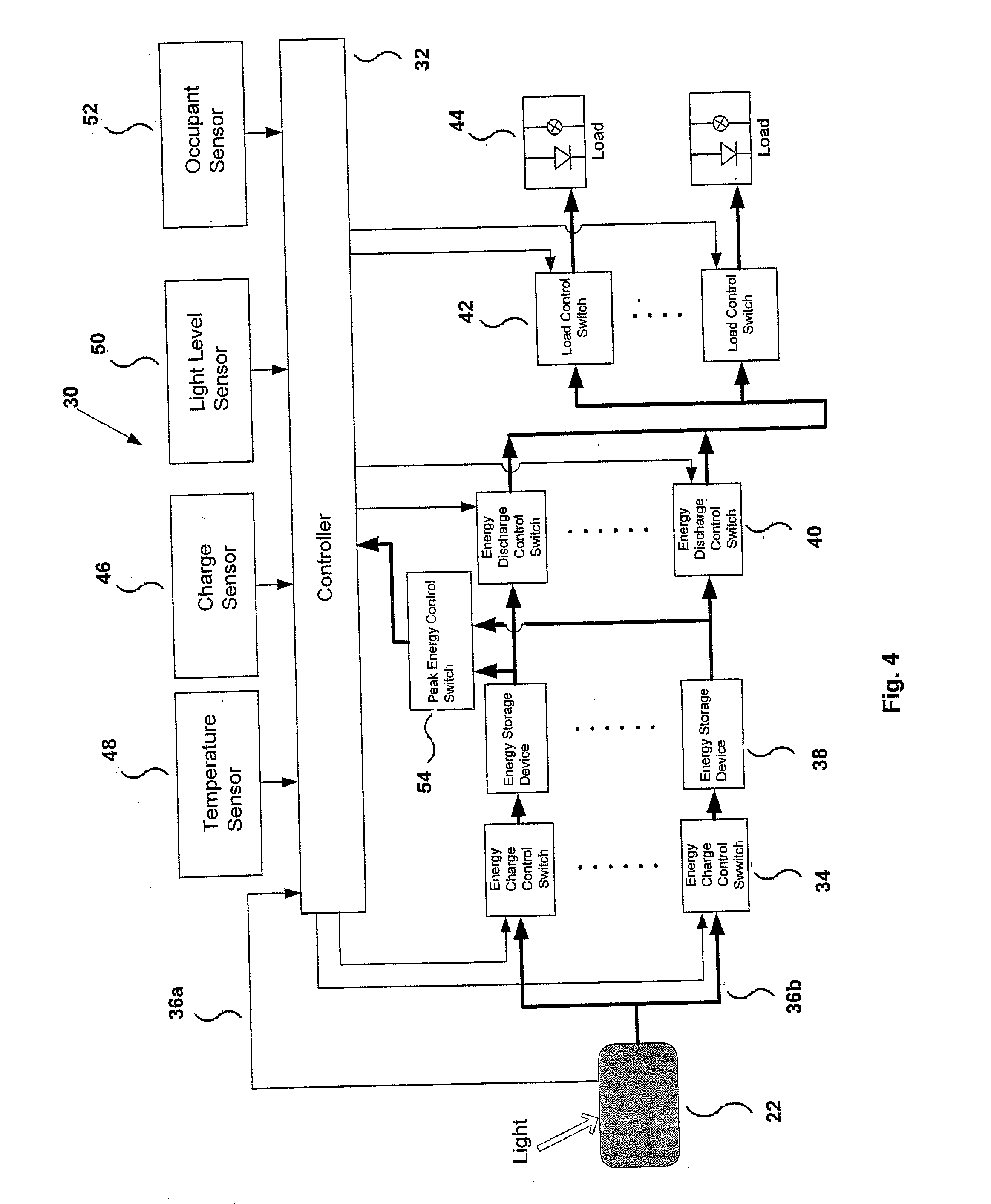 System and method of power management for a solar powered device