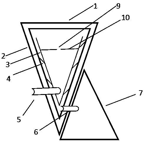 Solar energy sea water desalination device