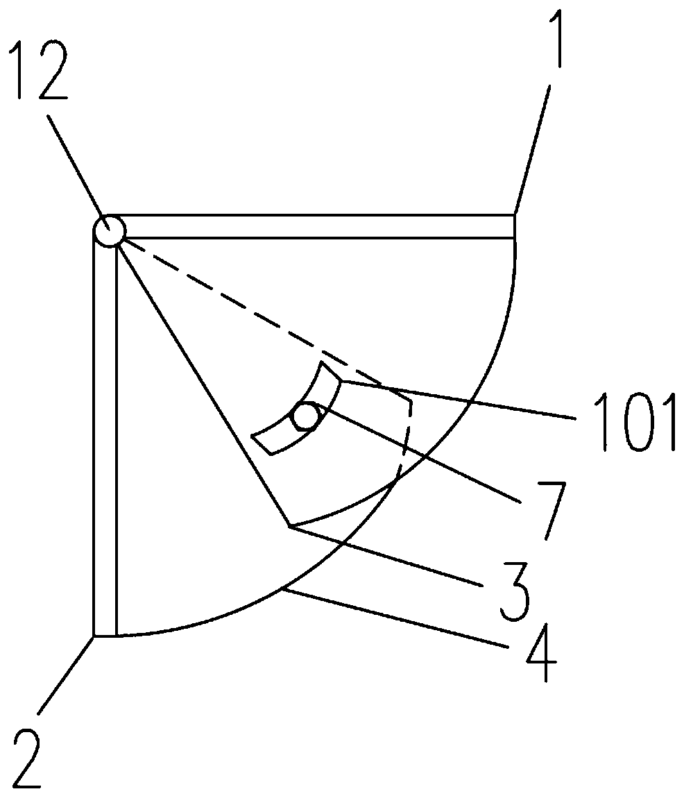 Assembly type frame intelligent damping structure