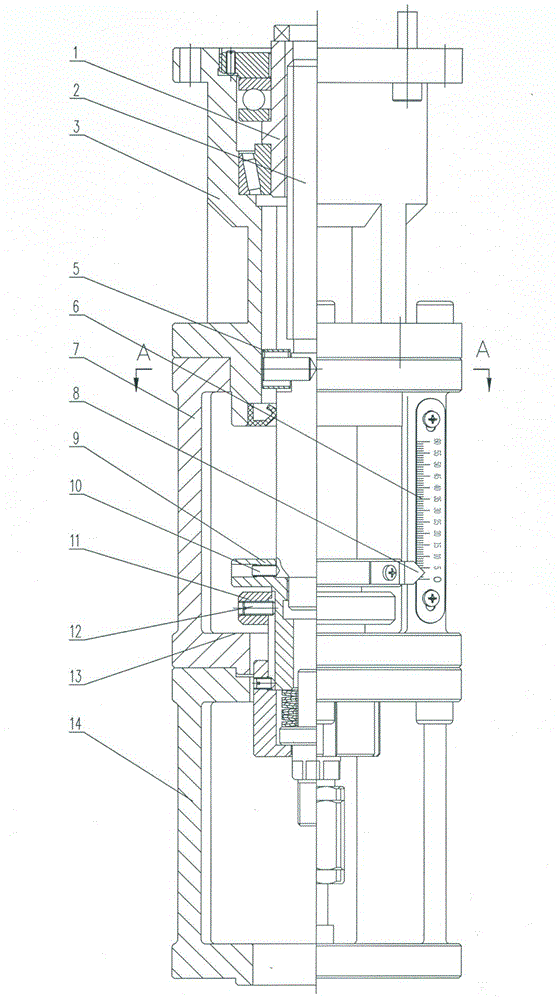 Straight stroke mechanism of multi-turn electric actuator