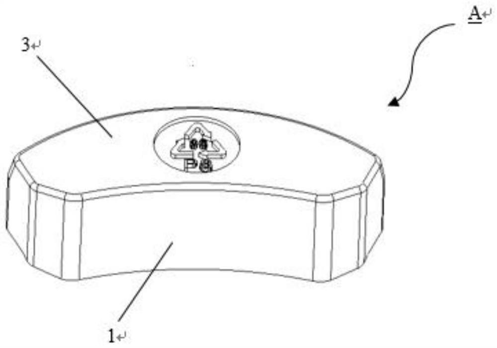 Elastic member made of compressible material and assembly method thereof