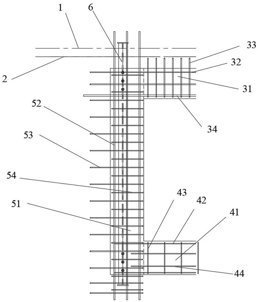 Fabricated combined connecting beam window opening component, structure and manufacturing and construction method