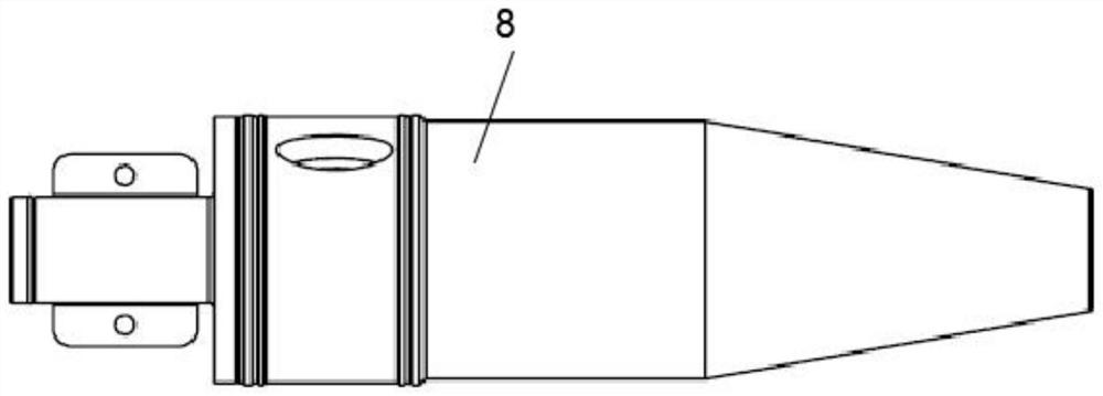 Ultrahigh-pressure cyclone desanding and separating device