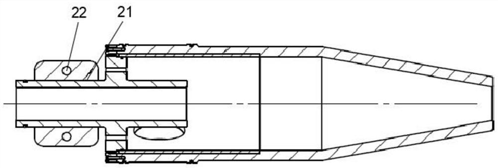 Ultrahigh-pressure cyclone desanding and separating device