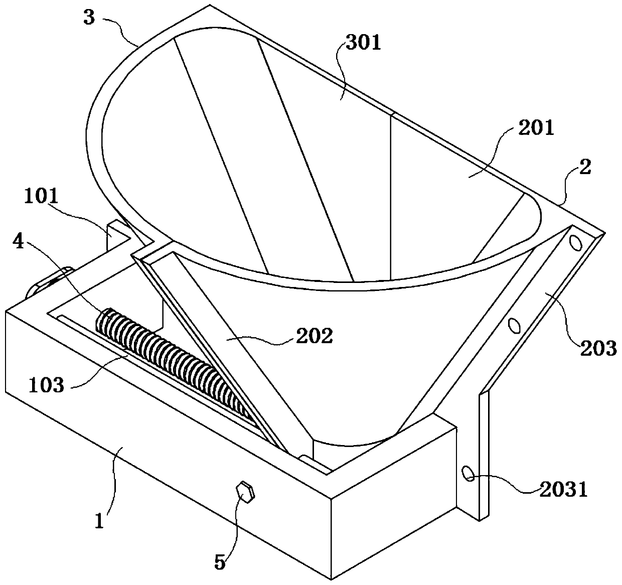 Guide device for mounting water pipe outside building wall