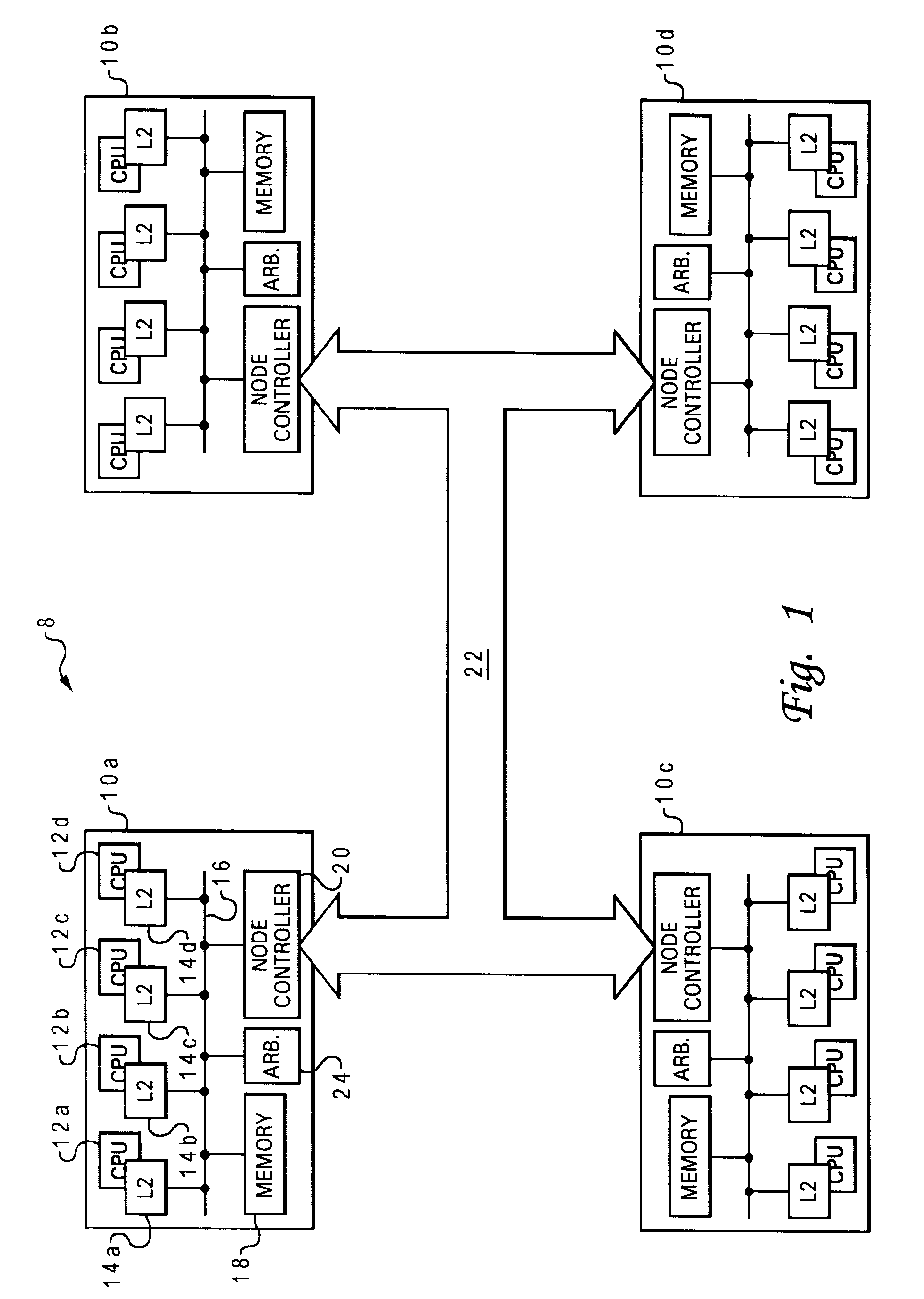 Method and system for providing an eviction protocol within a non-uniform memory access system