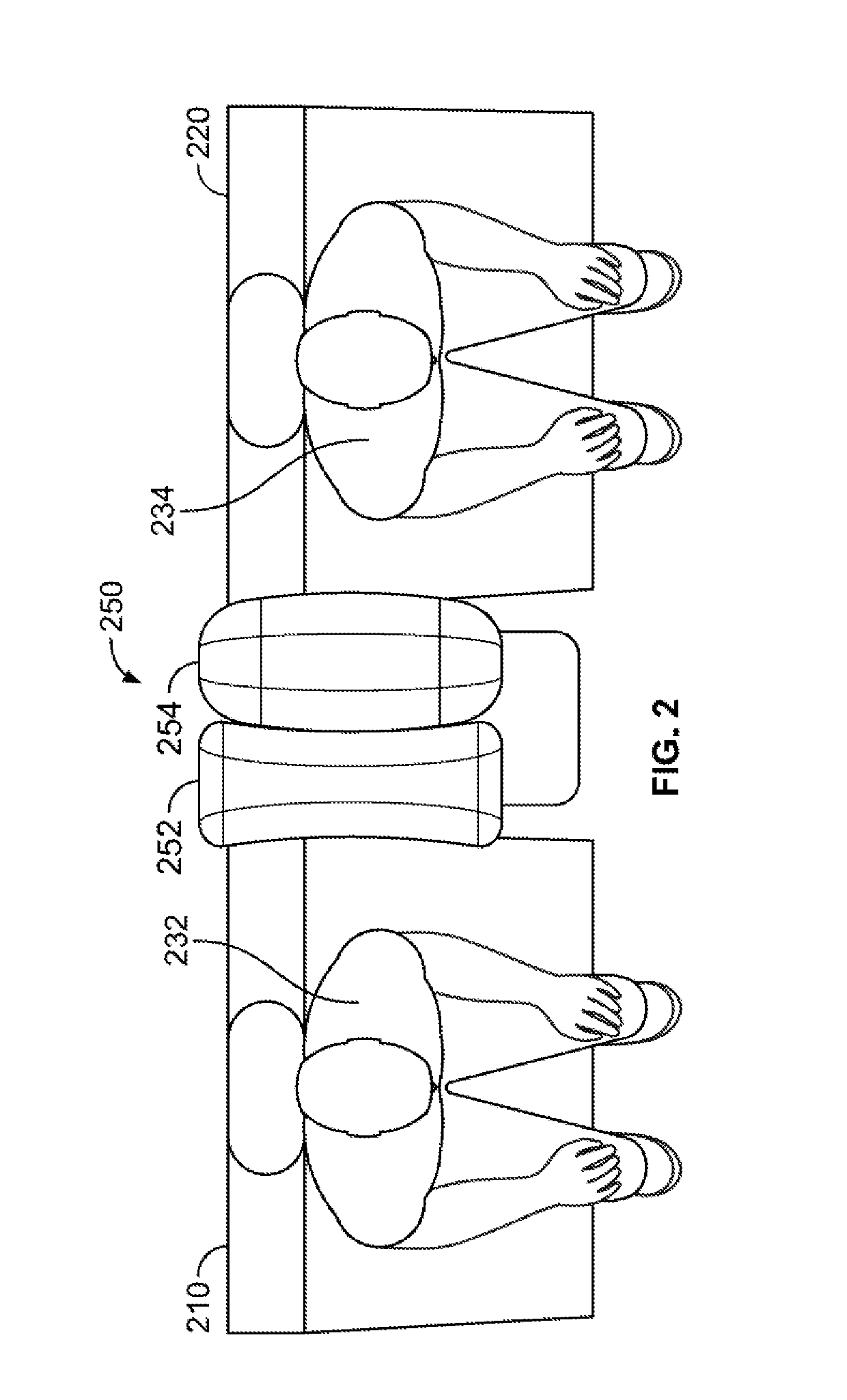 Airbag arrangement for protection in a far-side vehicular crash