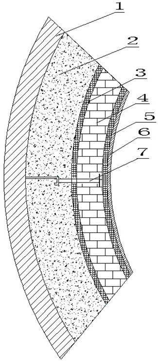 A heat insulation layer for heaters used in high-flow, high-temperature, high-pressure, and high-speed gas environments