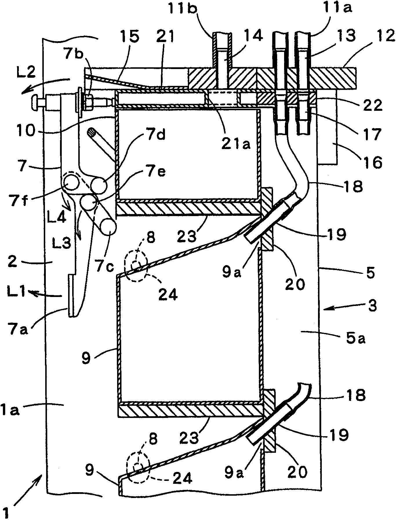 System of classifying/receiving work and method of classifying/receiving the same