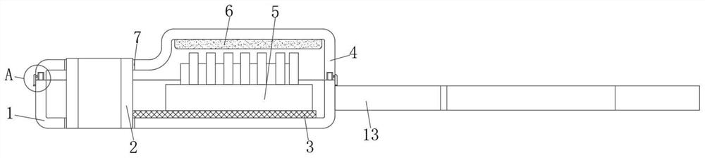 Plastic package diode with good heat dissipation and diode chip protection