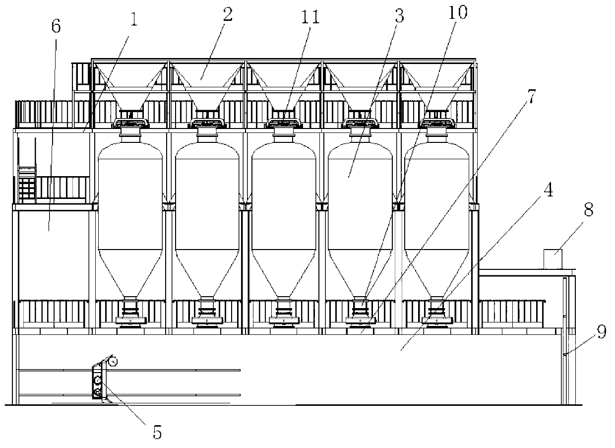 High temperature and high pressure steam dehydration system and method for household garbage