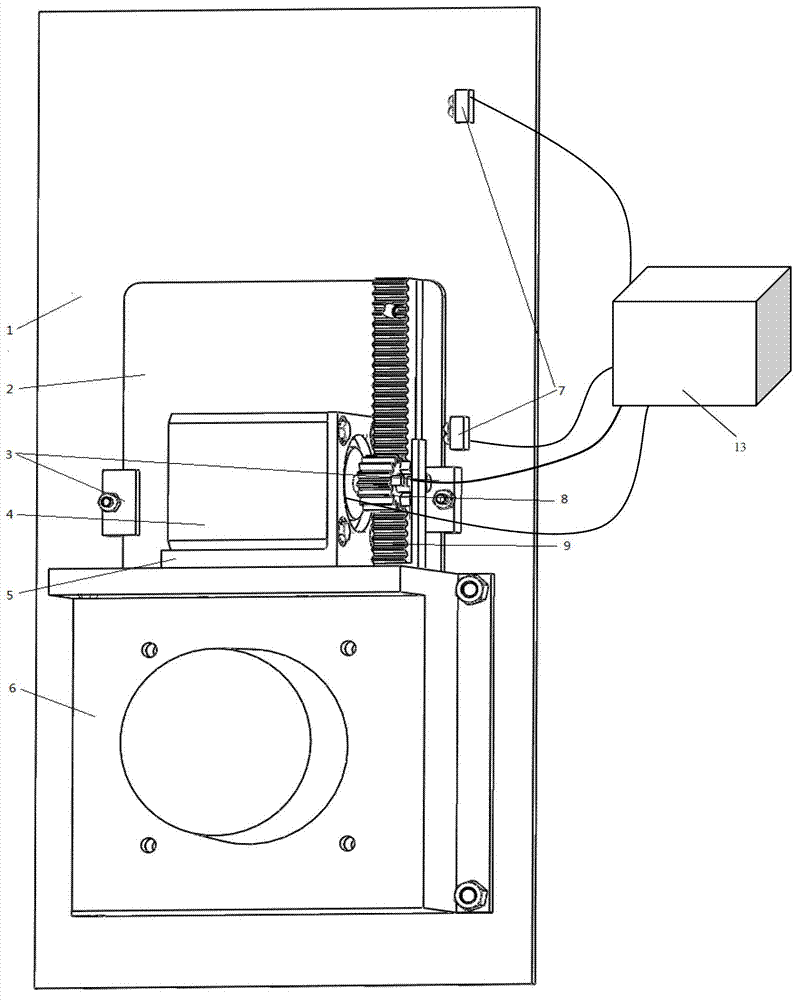 Safeguard device for charging port of electric automobile charging pile