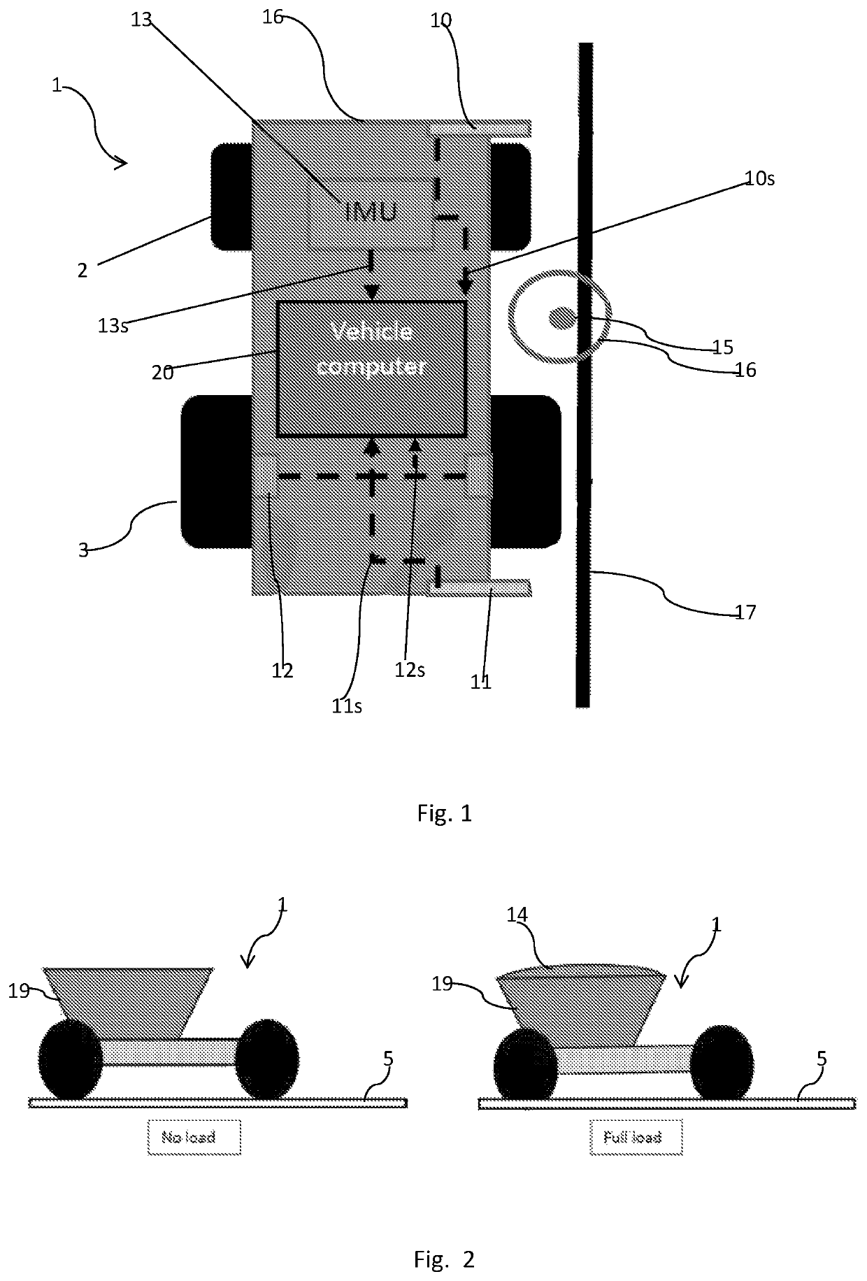 Method for recording and predicting position data for a self-propelled wheeled vehicle