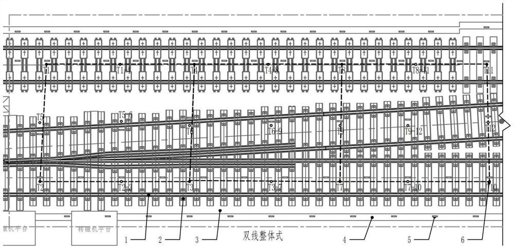 Accurate lifting method for settlement ballastless crossover turnout of operating high-speed rail