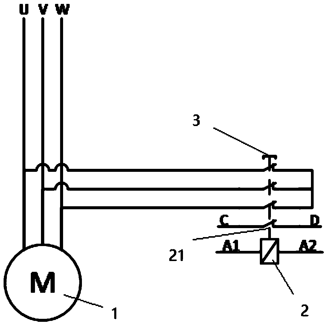 Power-off self-locking motor system