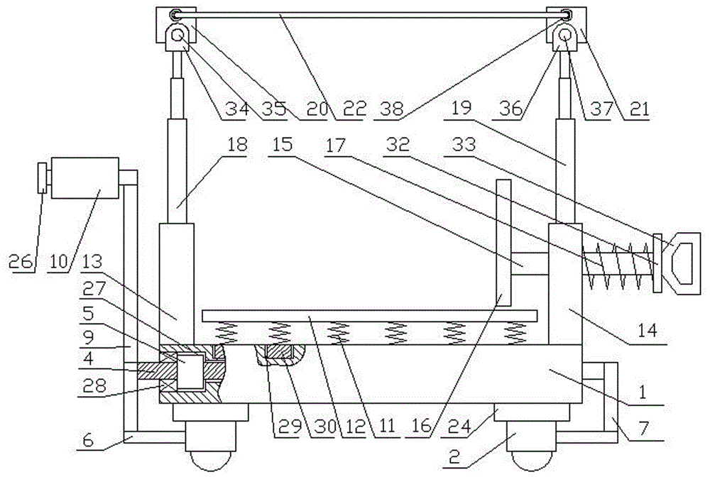 Universal mainframe case bracket device for operation of computer