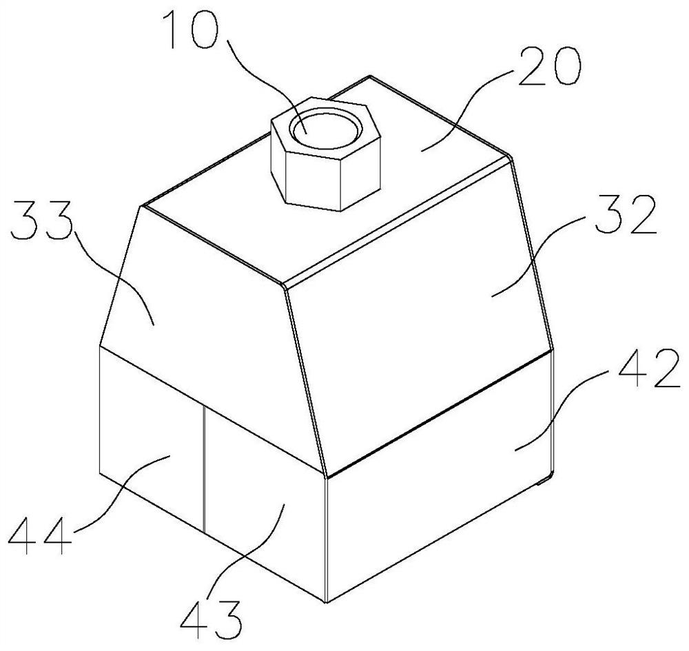 Water filling nozzle protection device for passenger train, carriage and passenger train