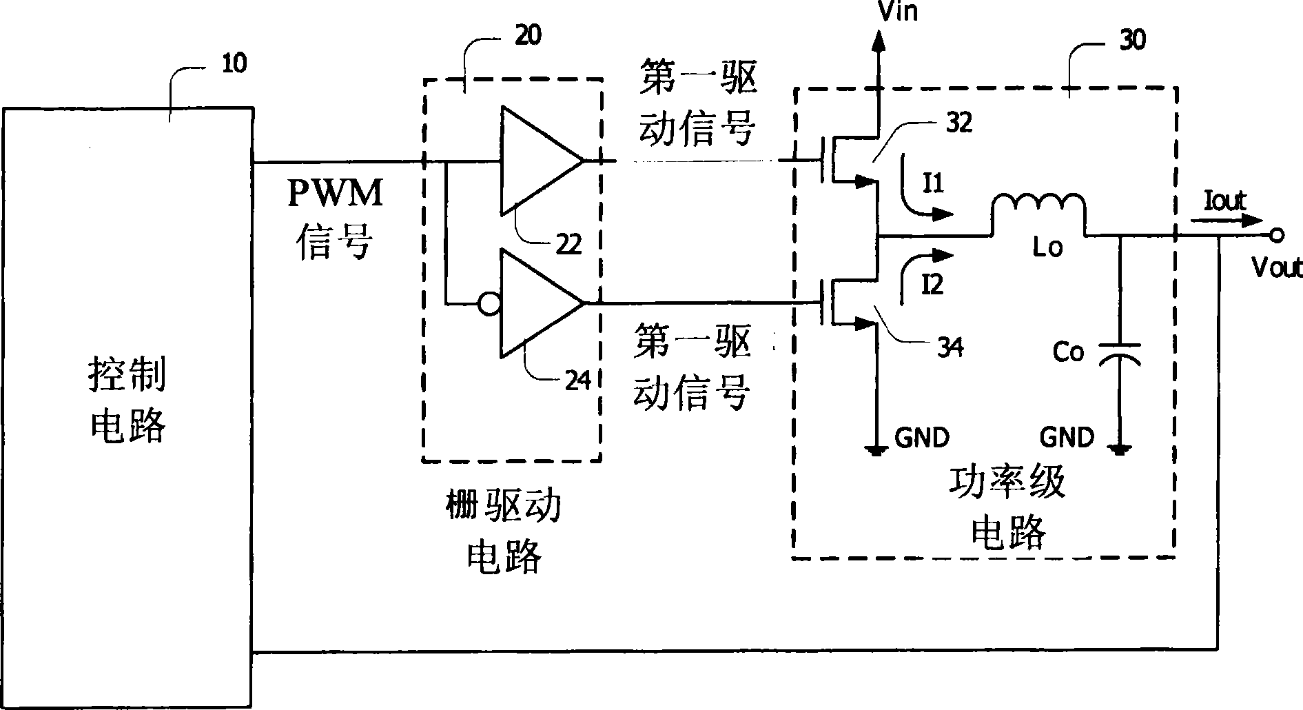 DC to DC transformer and control method for reducing overshooting phenomenon