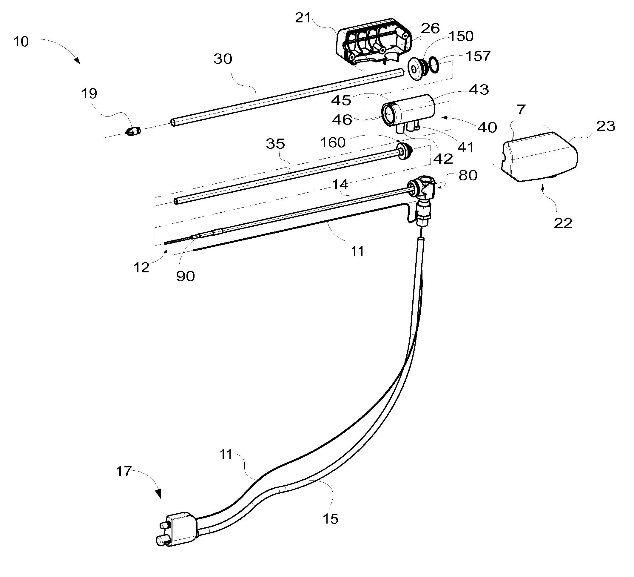 Microwave energy-delivery device and system