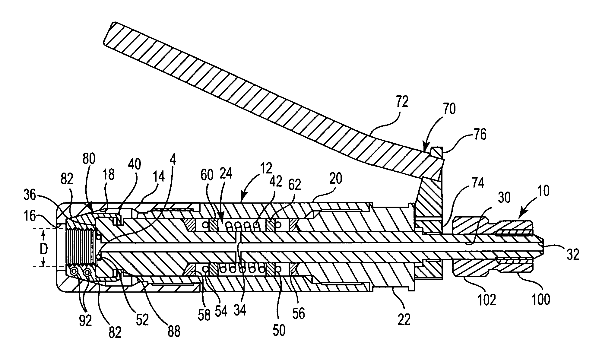 Hydrostatic test tool and method of use