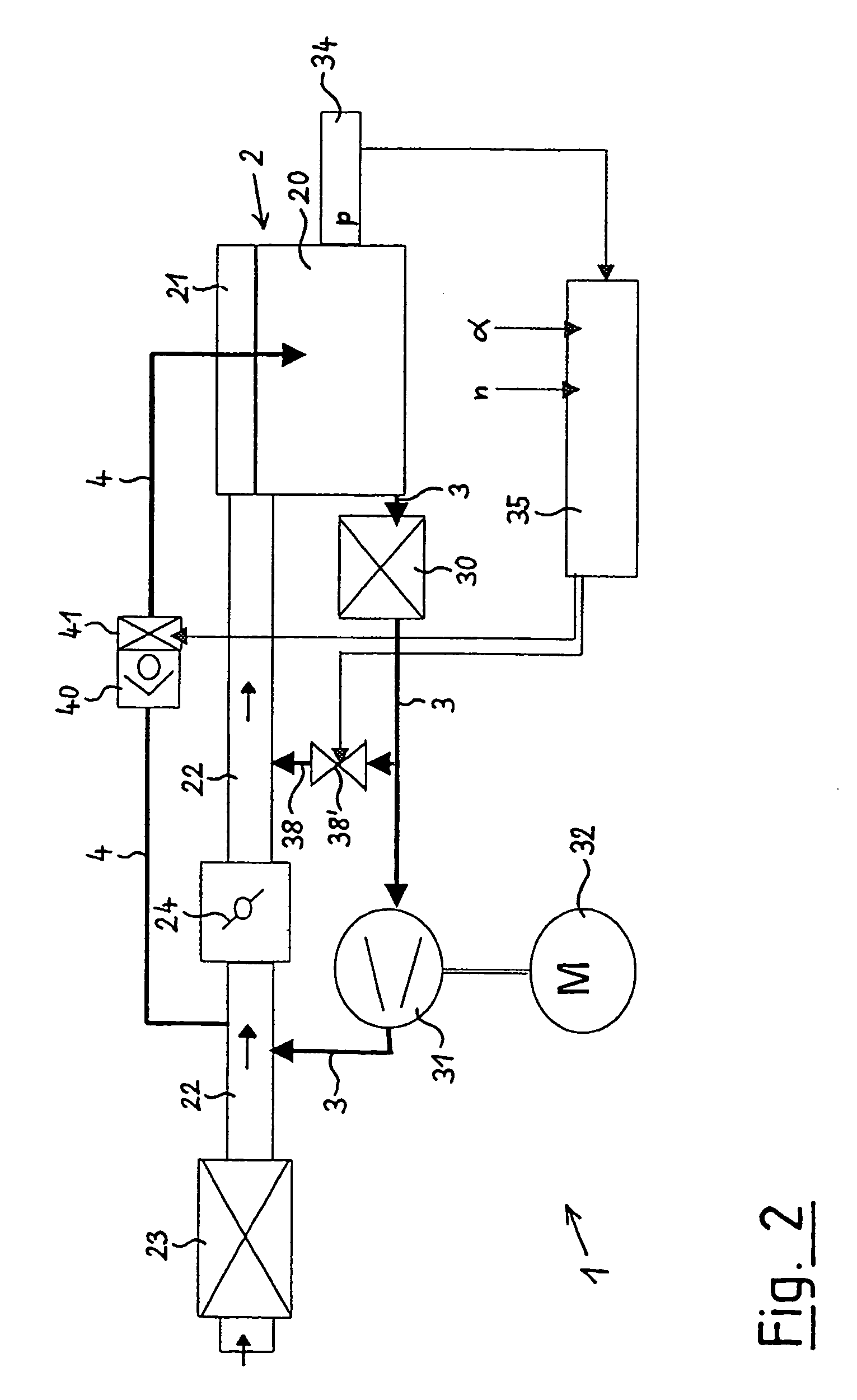 Device for the ventilation of the crankcase of an internal combustion engine
