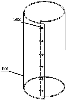 Energy-dissipating and seismic-isolation structure and construction technology of rammed-earth farmhouse structural columns filled with rubber particles