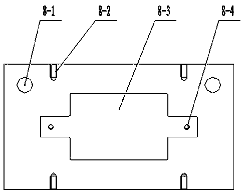 Wire harness support forming die