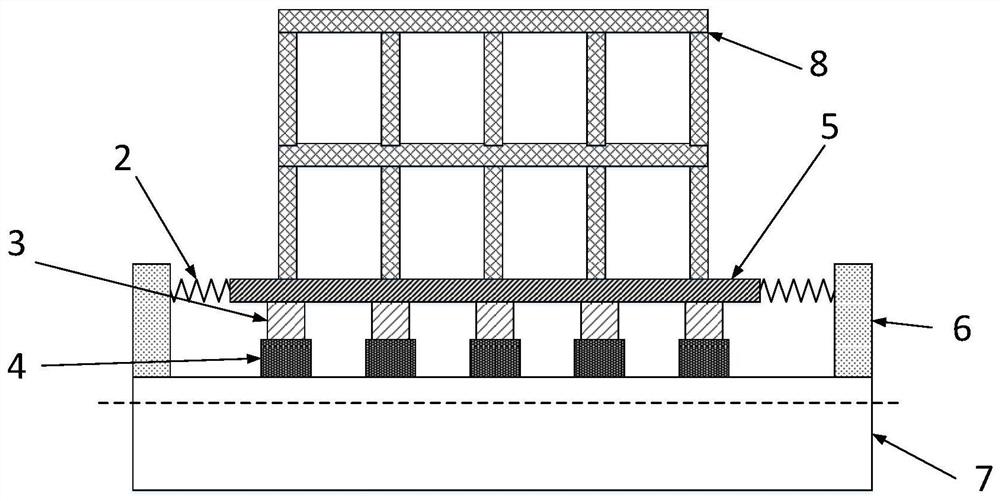 A three-dimensional seismic isolation structure system