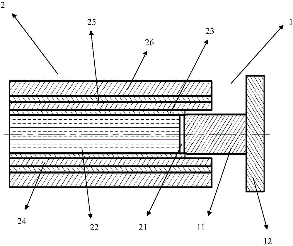 Composite energy absorption device for collision and application