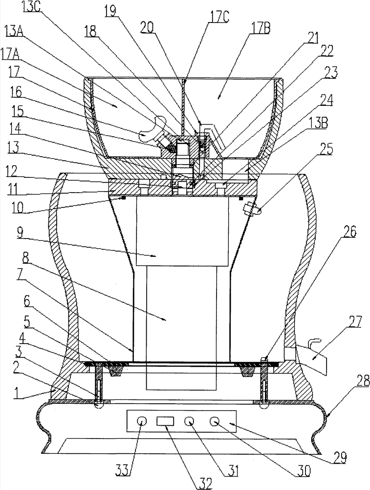 Automatic pulping machine