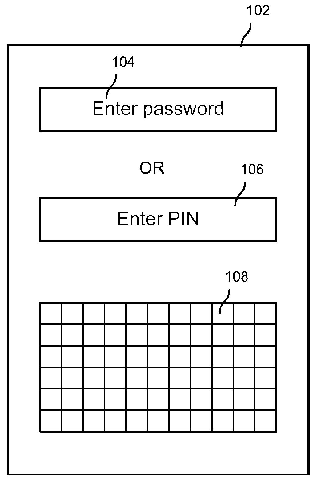 Secure identification string