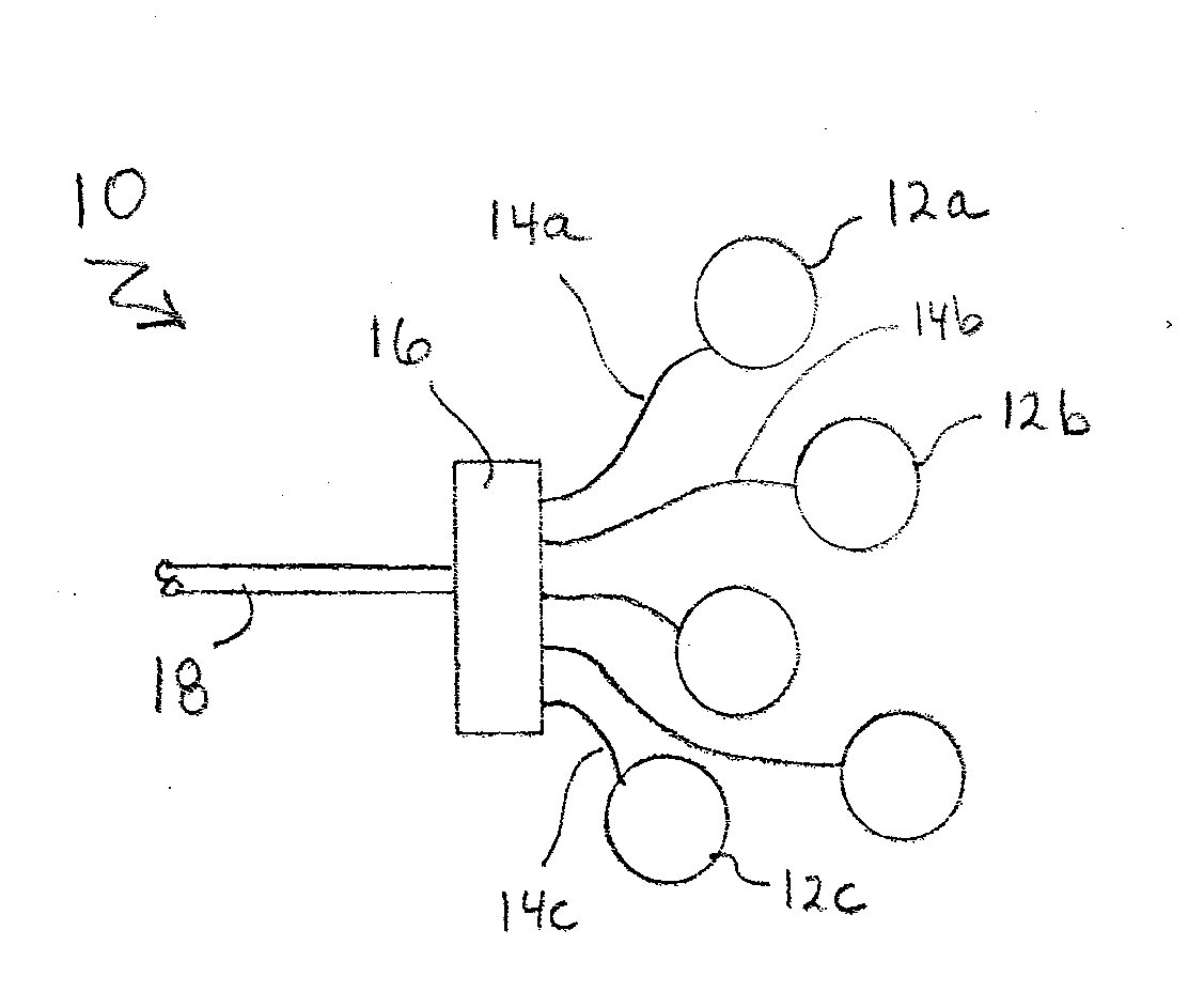 System and method for transmissions via RF over glass