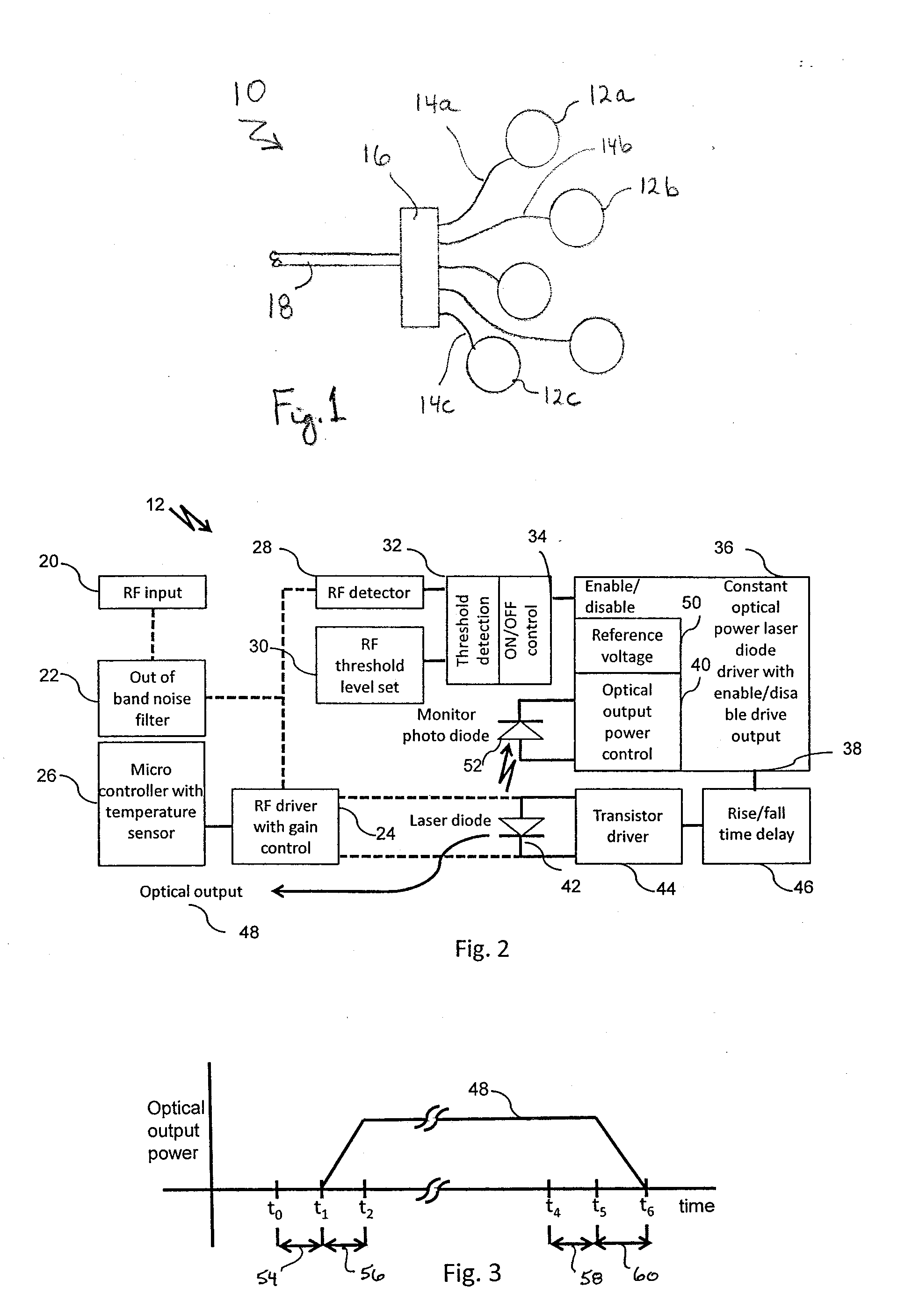 System and method for transmissions via RF over glass